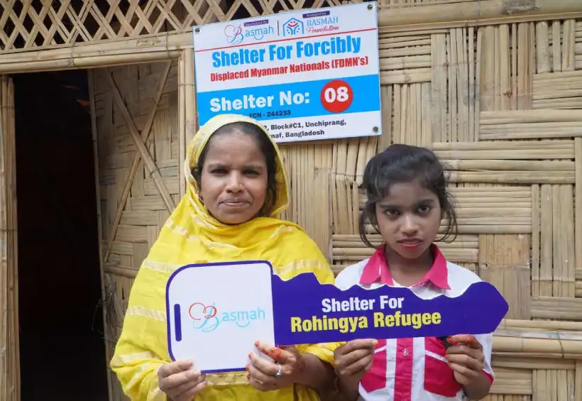 Shelter For Rohingya Refugee